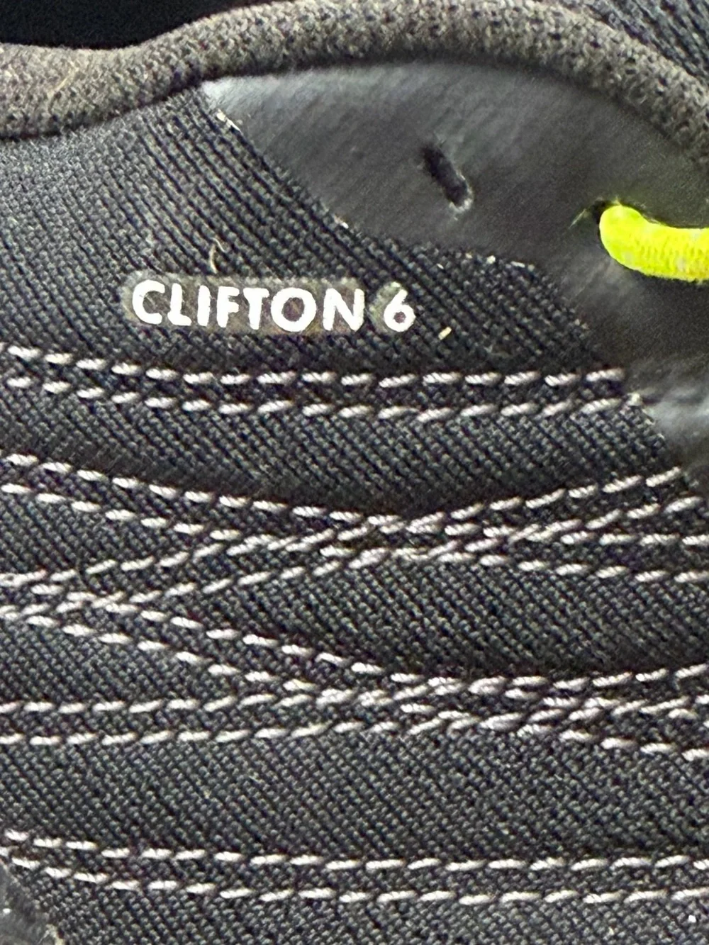 Hoka One One Clifton 6 Black Running Shoes